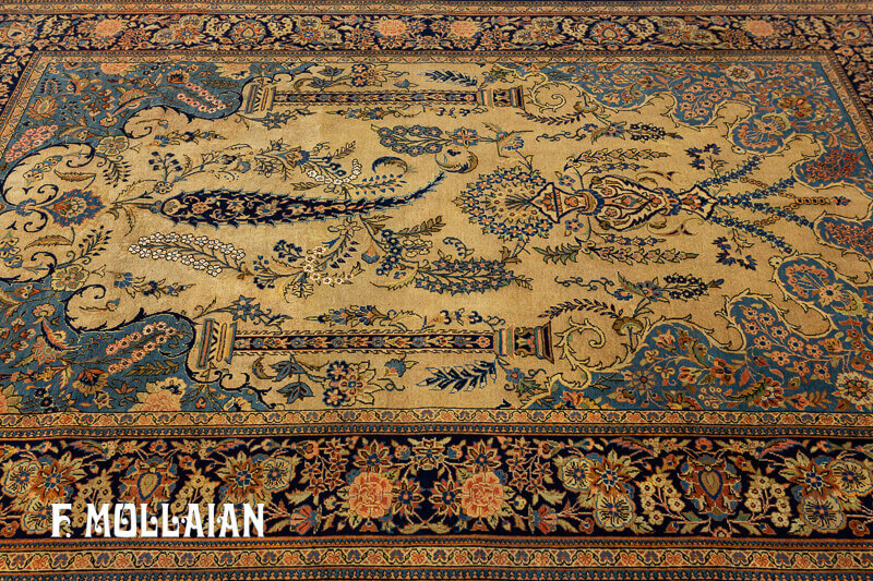 Antique Persian Kashan Rug n°:60370265